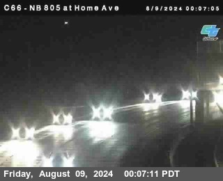 NB 805 at Home Ave (On Ramp)