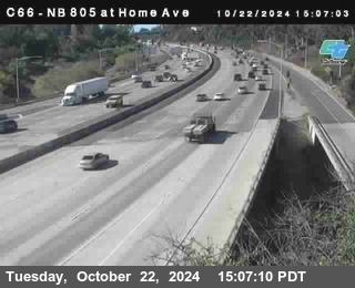 NB 805 at Home Ave (On Ramp)