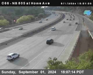 NB 805 at Home Ave (On Ramp)