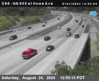 NB 805 at Home Ave (On Ramp)