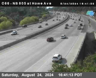 NB 805 at Home Ave (On Ramp)