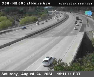 NB 805 at Home Ave (On Ramp)