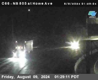 NB 805 at Home Ave (On Ramp)