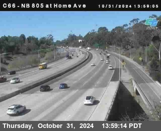 NB 805 at Home Ave (On Ramp)