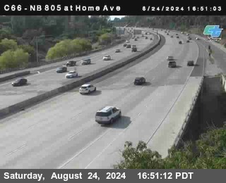 NB 805 at Home Ave (On Ramp)