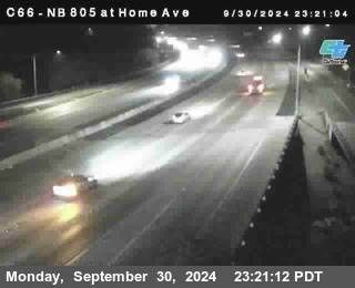 NB 805 at Home Ave (On Ramp)