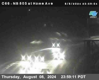 NB 805 at Home Ave (On Ramp)