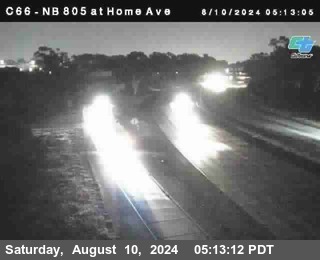 NB 805 at Home Ave (On Ramp)