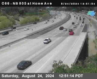 NB 805 at Home Ave (On Ramp)