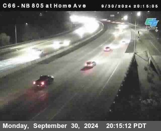 NB 805 at Home Ave (On Ramp)