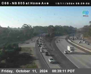 NB 805 at Home Ave (On Ramp)