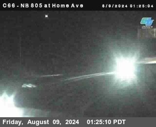 NB 805 at Home Ave (On Ramp)