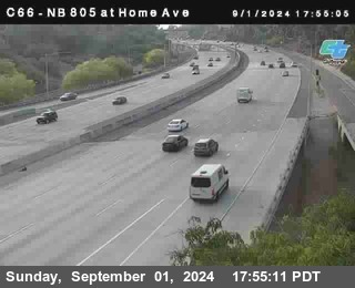 NB 805 at Home Ave (On Ramp)