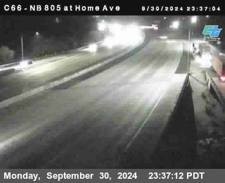 NB 805 at Home Ave (On Ramp)