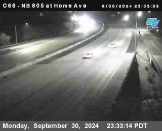 NB 805 at Home Ave (On Ramp)