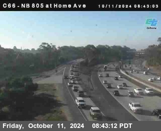 NB 805 at Home Ave (On Ramp)