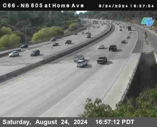 NB 805 at Home Ave (On Ramp)