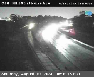 NB 805 at Home Ave (On Ramp)