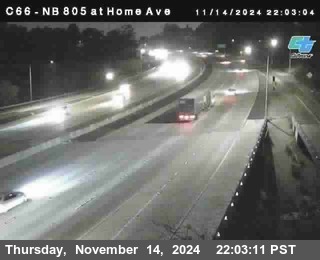 NB 805 at Home Ave (On Ramp)