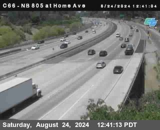 NB 805 at Home Ave (On Ramp)