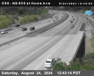 NB 805 at Home Ave (On Ramp)