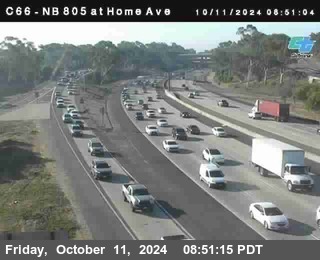 NB 805 at Home Ave (On Ramp)