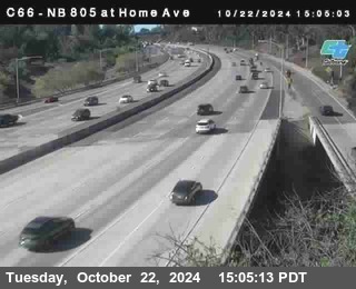 NB 805 at Home Ave (On Ramp)