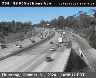 NB 805 at Home Ave (On Ramp)