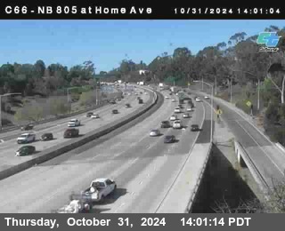 NB 805 at Home Ave (On Ramp)