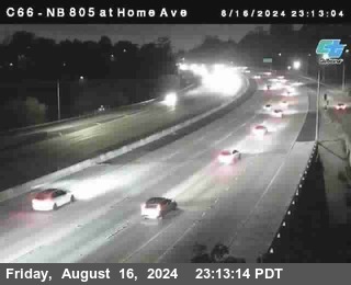 NB 805 at Home Ave (On Ramp)