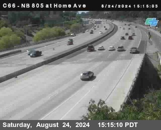 NB 805 at Home Ave (On Ramp)