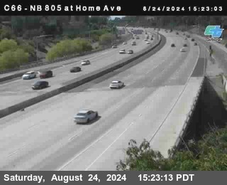 NB 805 at Home Ave (On Ramp)