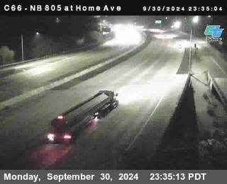 NB 805 at Home Ave (On Ramp)