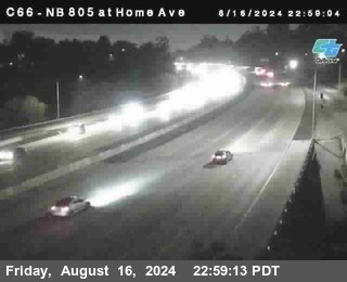 NB 805 at Home Ave (On Ramp)