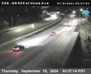 NB 805 at Home Ave (On Ramp)