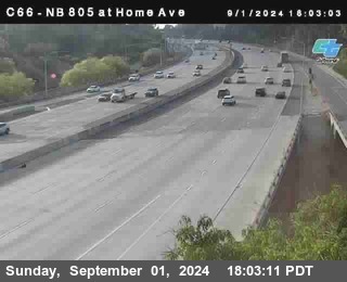 NB 805 at Home Ave (On Ramp)