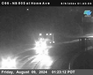 NB 805 at Home Ave (On Ramp)