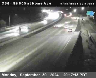 NB 805 at Home Ave (On Ramp)