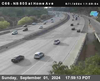 NB 805 at Home Ave (On Ramp)