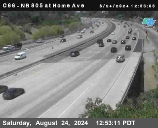 NB 805 at Home Ave (On Ramp)