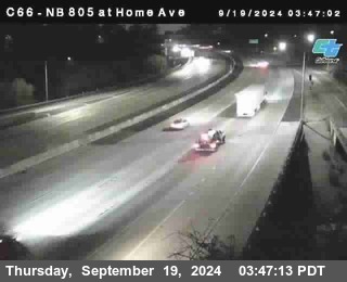 NB 805 at Home Ave (On Ramp)