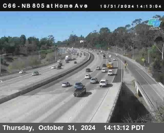 NB 805 at Home Ave (On Ramp)