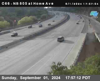 NB 805 at Home Ave (On Ramp)