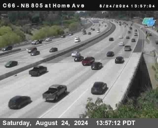 NB 805 at Home Ave (On Ramp)