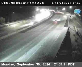 NB 805 at Home Ave (On Ramp)