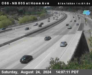 NB 805 at Home Ave (On Ramp)