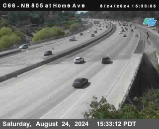 NB 805 at Home Ave (On Ramp)