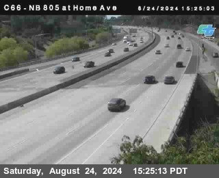 NB 805 at Home Ave (On Ramp)