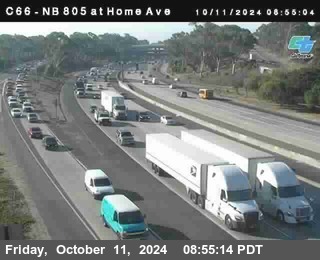 NB 805 at Home Ave (On Ramp)