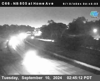 NB 805 at Home Ave (On Ramp)